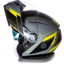 Kit Coppia Tank Grigio Giallo - 2 Caschi Modulari Befast Con Doppia Omologazione P/J -Befastal Negozio 0001205135 tank grigio giallo 7 1