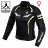 Giacca Moto Donna Befast Airtech Lady CE Certificata Nero Giallo -Befastal Negozio 01 befast 05052021 14