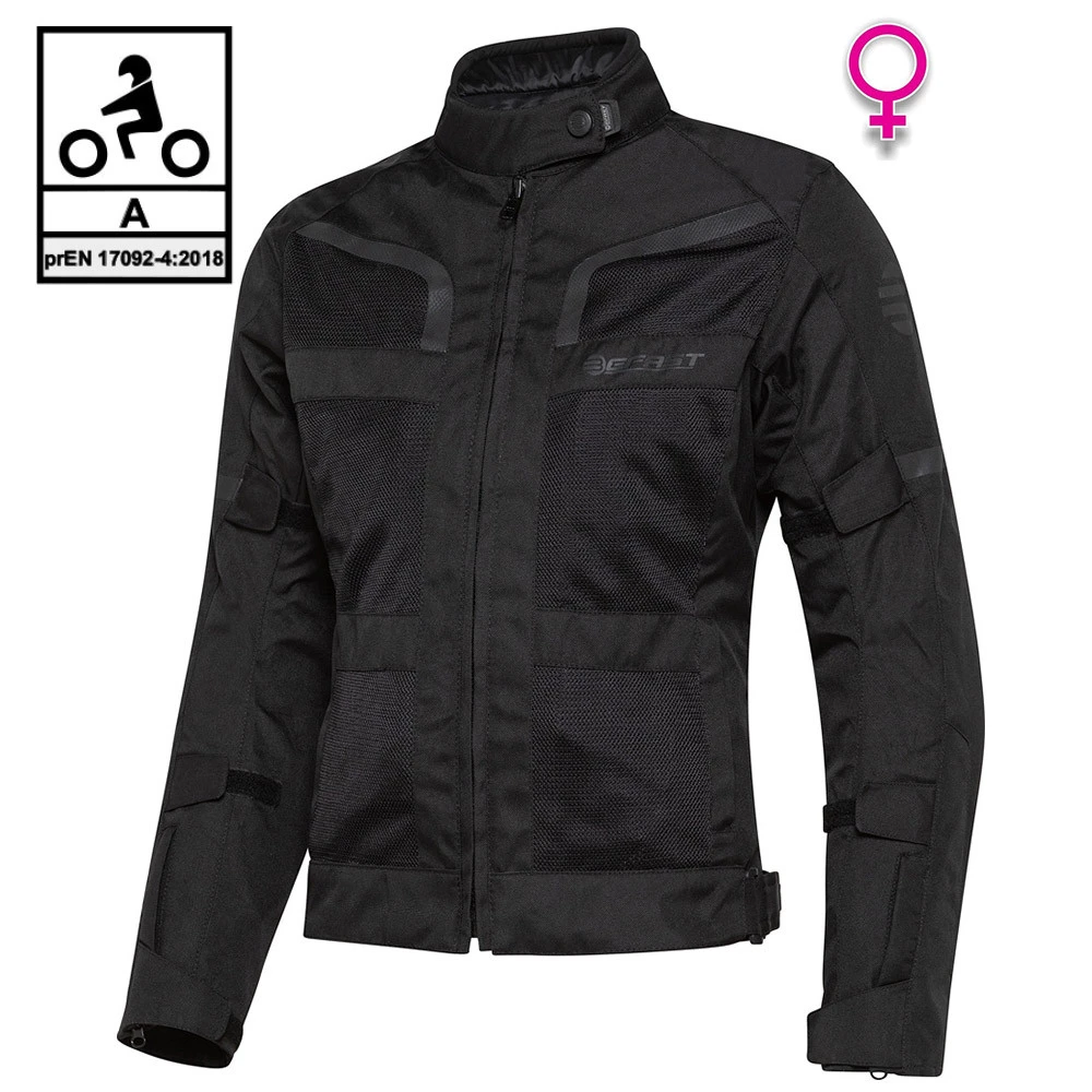 Giacca Moto Donna Touring Befast STEIN Lady CE Certificata 3 Strati Nero 3 Giacca Moto Donna Touring Befast STEIN Lady CE Certificata 3 Strati Nero