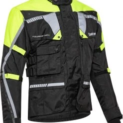 Giacca Moto Donna Touring Befast TOURING TECH Lady CE Certificata 3 Strati Nero Giallo -Befastal Negozio 2touringtech l yellow esempio02