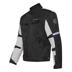 Giacca Moto Touring Befast ALLTIME CE Certificata 3 Strati Nero Grigio -Befastal Negozio all time ce bkg esempio 01 1