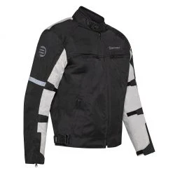 Giacca Moto Touring Befast ALLTIME CE Certificata 3 Strati Nero Grigio -Befastal Negozio all time ce bkg esempio 02 1