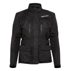 Giacca Moto Donna Befast BABYLON Lady CE Certificata Nero -Befastal Negozio babylon ce black fronte