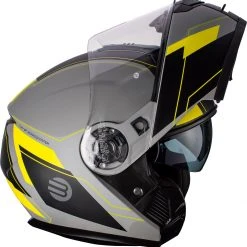 Casco Modulare Befast Tank Con Doppia Omologazione P/J Grigio Giallo