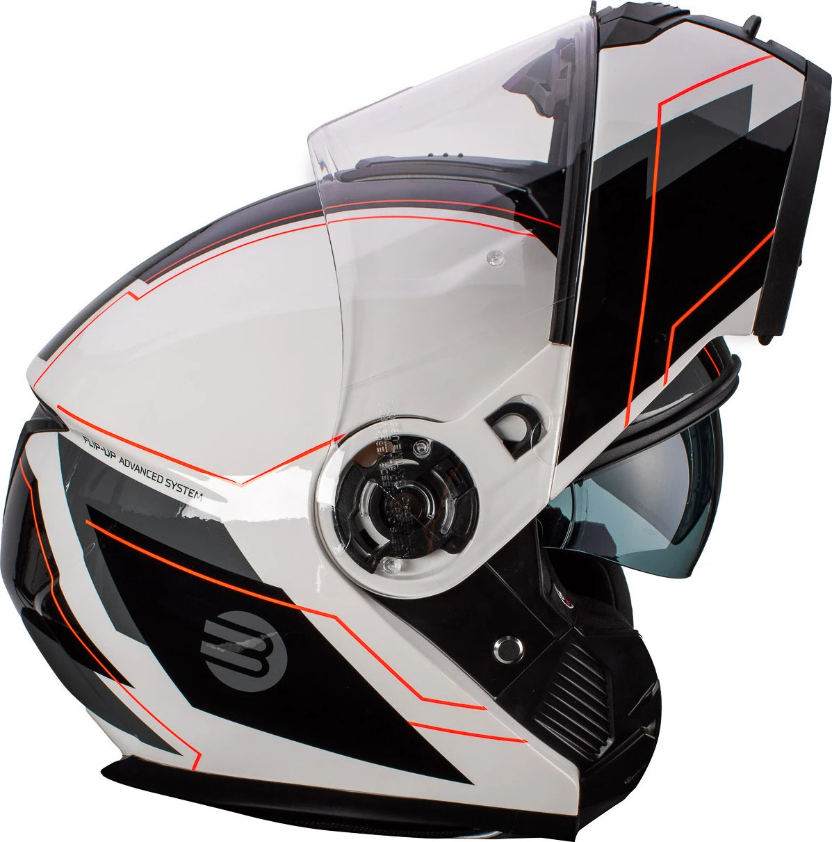 Casco Modulare Befast Tank Con Doppia Omologazione P/J Bianco Nero 3 Casco Modulare Befast Tank Con Doppia Omologazione P/J Bianco Nero