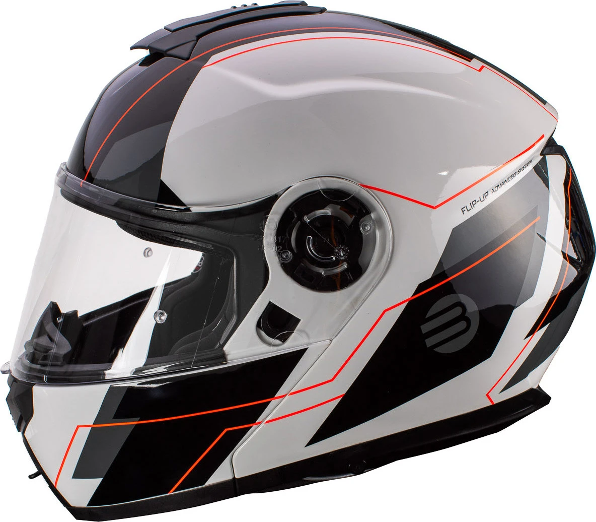 Casco Modulare Befast Tank Con Doppia Omologazione P/J Bianco Nero 5 Casco Modulare Befast Tank Con Doppia Omologazione P/J Bianco Nero - immagine 3