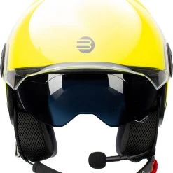 Casco Jet Befast Rapid Connect Giallo Fluo Opaco Con Interfono Integrato -Befastal Negozio befast 0001211259 00403 modifica