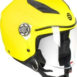 Casco Jet Bambino Befast Flipper Giallo Fluo