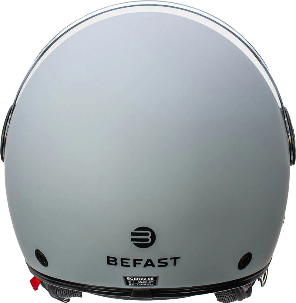 Casco Jet Befast Rapid Connect Grigio Opaco Con Interfono Integrato 7 Casco Jet Befast Rapid Connect Grigio Opaco Con Interfono Integrato - immagine 5