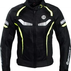 Giacca Moto Donna Befast Airtech Lady CE Certificata Nero Giallo -Befastal Negozio befast 05052021 11