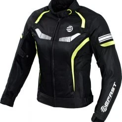 Kit Coppia Airtech CE Nero Giallo- Giacca Moto Estiva Certificata Befast Uomo + Donna -Befastal Negozio befast 05052021 14