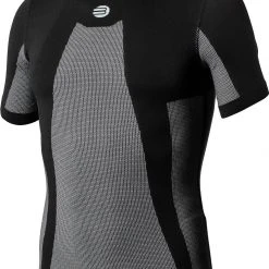 Maglia Intima Befast Manica Corta Made In Italy In Filo Di Carbonio Nero