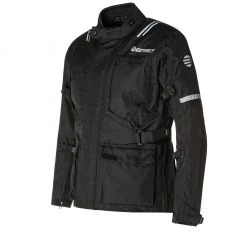 Giacca Moto Touring Befast BOLT CE Certificata 3 Strati Nero -Befastal Negozio bolt ner1