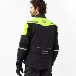 Kit Coppia Touring Tech CE Nero Giallo - Giacca Moto Certificata Befast Uomo + Donna -Befastal Negozio busto shooting befast touring tech nero giallo 8 1