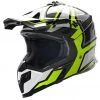 Casco Cross Befast Mud Line Argento Giallo Bianco -Befastal Negozio caschi moto gsb motocross grigio diagonale
