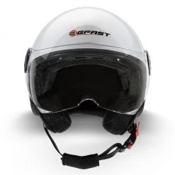 Kit Coppia Rapid II Bianco - 2 Caschi Jet Befast Doppia Visiera -Befastal Negozio casco jack befast bianco fronte 3