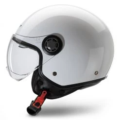 Casco Jet Befast Rapid II Doppia Visiera Bianco -Befastal Negozio casco jack befast bianco laterale 2