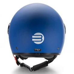 Casco Jet Befast Rapid II Doppia Visiera Blu Opaco -Befastal Negozio casco jack befast blu retro 2