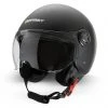Casco Jet Befast Rapid II Doppia Visiera Nero Opaco -Befastal Negozio casco jack befast nero diagonale 1
