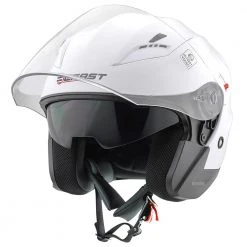 Casco Jet Befast Top J Bianco Lucido