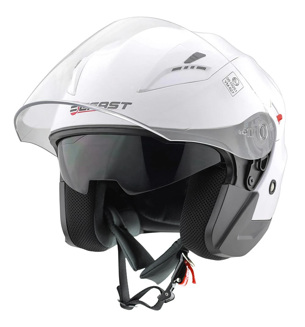 Casco Jet Befast Top J Bianco Lucido 3 Casco Jet Befast Top J Bianco Lucido