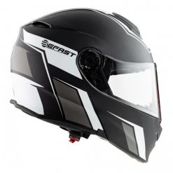 Kit Coppia Connect Nero Bianco - 2 Caschi Modulari Befast Connect Con Interfono Integrato -Befastal Negozio casco modulare befast connection con interfono integrato bianco nero3 1