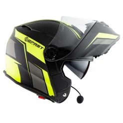 Kit Coppia Connect Nero Giallo - 2 Caschi Modulari Befast Connect Con Interfono Integrato -Befastal Negozio casco modulare befast connection con interfono integrato giallo nero2 1