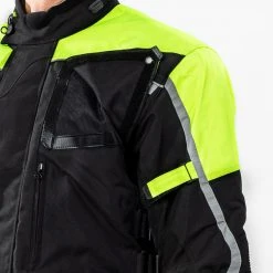 Giacca Moto Donna Touring Befast TOURING TECH Lady CE Certificata 3 Strati Nero Giallo -Befastal Negozio dattaglio aperturashooting befast touring tech nero giallo 10