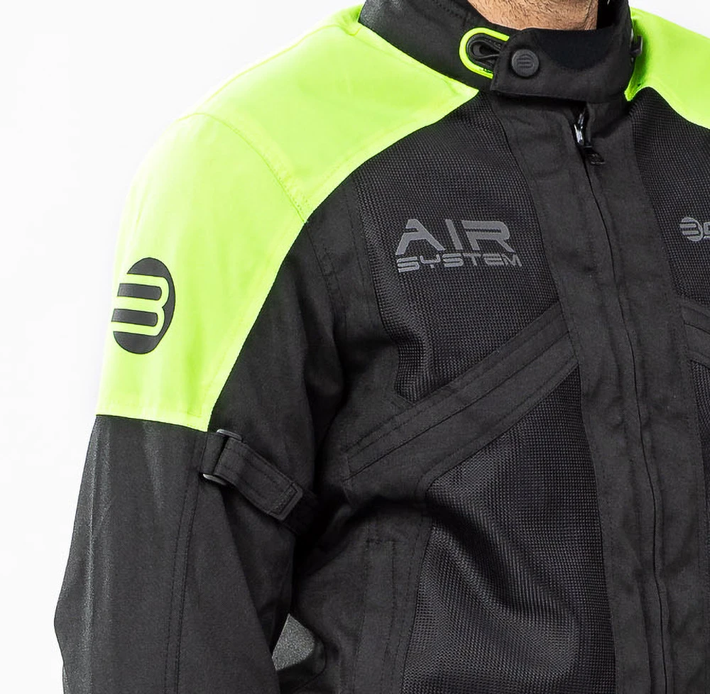 Giacca Moto Estiva Befast FREEZER CE Certificata Nero Giallo 7 Giacca Moto Estiva Befast FREEZER CE Certificata Nero Giallo - immagine 5