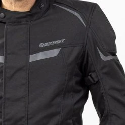 Giacca Moto Befast BERG CE Certificata Nero -Befastal Negozio dettaglio apertura shooting befast berg nero 3