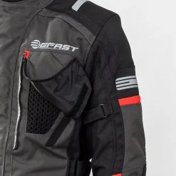 Giacca Moto Touring Befast VICTORY CE Certificata 3 Strati Nero Grigio -Befastal Negozio dettaglio apertura shooting befast victory nero grigio 3