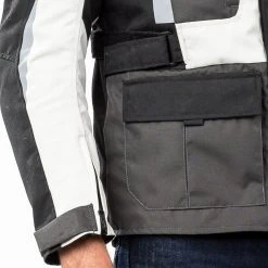 Giacca Moto Befast RIDDICK CE Certificata Nero Grigio Chiaro -Befastal Negozio dettaglio basso shooting befast riddick nero grigio chiaro 2 1