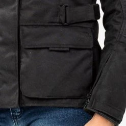 Giacca Moto Donna Befast BABYLON Lady CE Certificata Nero -Befastal Negozio dettaglio tasca shooting befast babylon nera