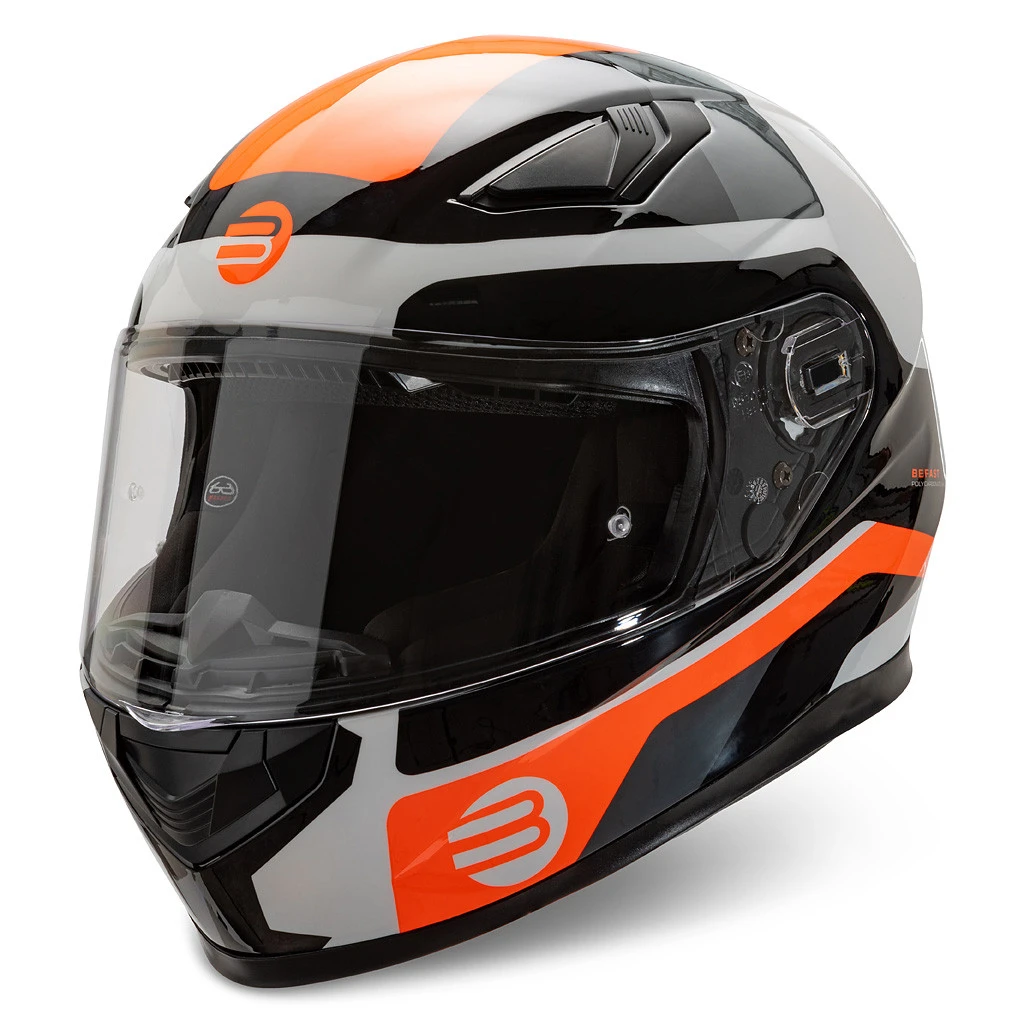 Casco Integrale Befast Flash Bianco Rosso Fluo 3 Casco Integrale Befast Flash Bianco Rosso Fluo