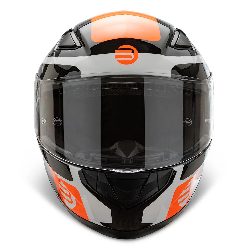 Casco Integrale Befast Flash Bianco Rosso Fluo 5 Casco Integrale Befast Flash Bianco Rosso Fluo - immagine 3