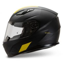 Casco Integrale Befast Flash Nero Giallo -Befastal Negozio flash nero giallo laterale sx