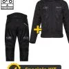 Kit Freezer Man CE Nero - Giacca Moto Befast Estiva + Pantaloni Moto Befast Estivi -Befastal Negozio freez uomo nero