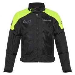 Kit Coppia Freezer Nero Giallo - Giacca Moto Estiva Befast Freezer Nero Giallo- Uomo + Donna -Befastal Negozio freezer uomo var 2 front 1