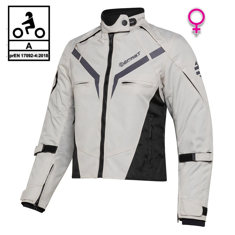 Kit Gamma Lady CE Grigio - Giacca Moto Donna Certificata Befast + Pantaloni Moto Donna Certificati Befast 4 Kit Gamma Lady CE Grigio - Giacca Moto Donna Certificata Befast + Pantaloni Moto Donna Certificati Befast - immagine 2