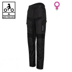 Kit Gamma Lady CE Nero - Giacca Moto Donna Certificata Befast + Pantaloni Moto Donna Certificati Befast -Befastal Negozio gamma pant donna bkb pittogramma 2