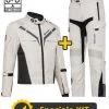 Kit Gamma CE Grigio- Giacca Moto Certificata Befast + Pantaloni Moto Certificati Befast -Befastal Negozio gamma uomo grigio