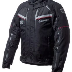 Giacca Moto Touring Befast TRANSFORMER CE Certificata 3 Strati Nero -Befastal Negozio giacca moto befast transformer ce touring 3 strati nero 2 1