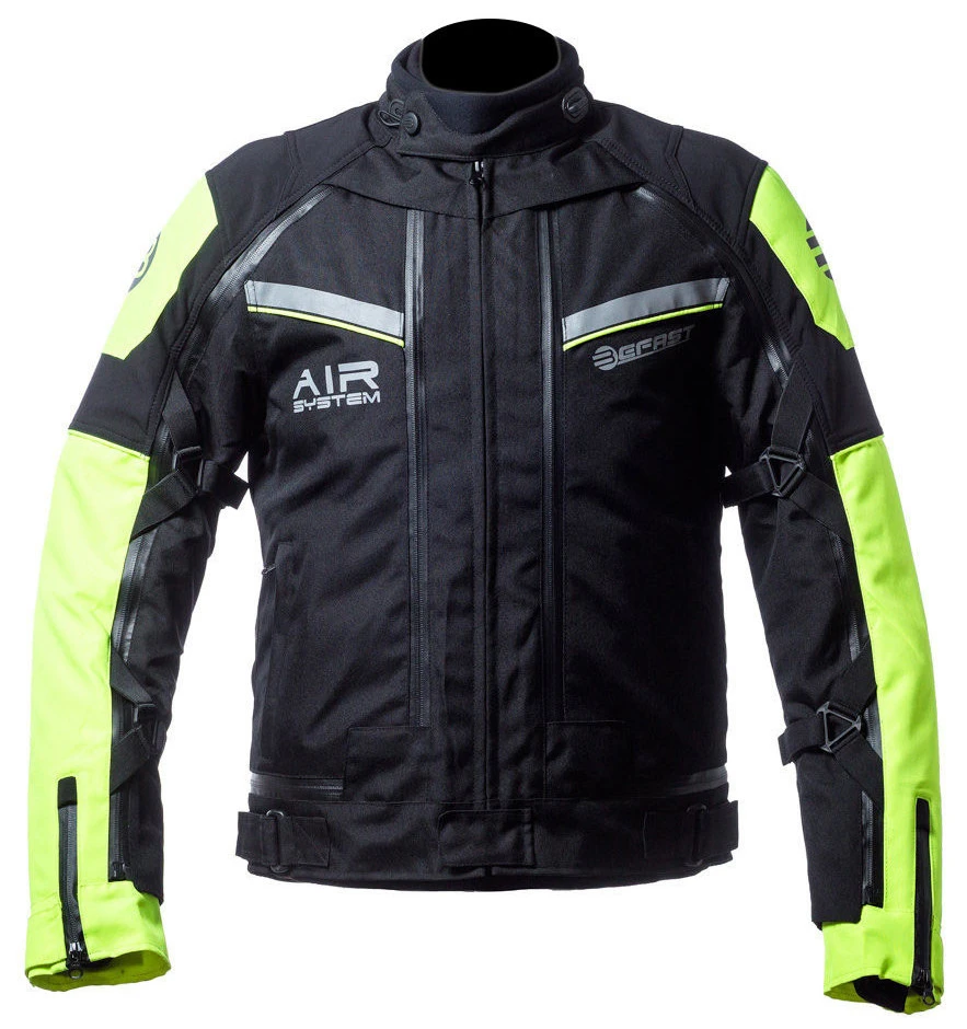 Giacca Moto Donna Touring Befast TRANSFORMER Lady CE Certificata 3 Strati Nero Giallo 4 Giacca Moto Donna Touring Befast TRANSFORMER Lady CE Certificata 3 Strati Nero Giallo - immagine 2