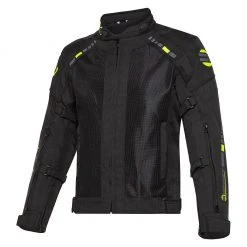 Giacca Moto Estiva Befast IRIS CE Certificata Nero Giallo -Befastal Negozio iris var 1 diag