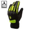 Guanti Moto Estivi Befast ISLAND CE Certificati Nero Giallo -Befastal Negozio island ye pittogramma fronte