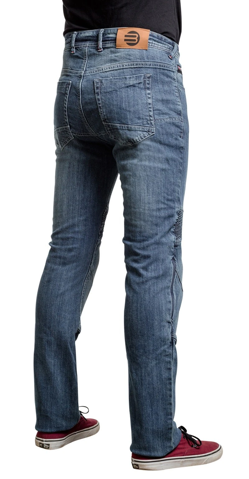 Jeans Moto Befast Iron Tech CE Certificati Con Fibra Aramidica Blu 4 Jeans Moto Befast Iron Tech CE Certificati Con Fibra Aramidica Blu - immagine 2
