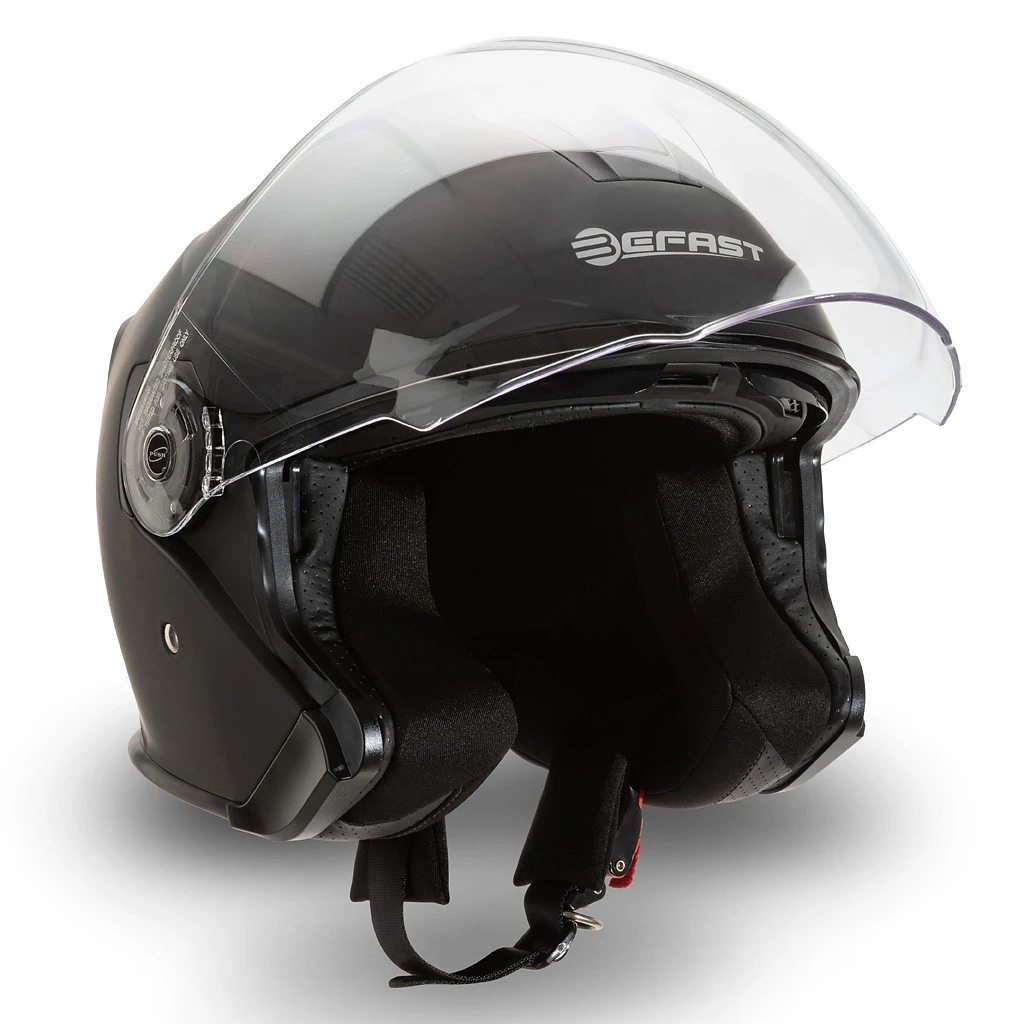 Casco Jet Befast JET Connect Nero Opaco Con Interfono Integrato 6 Casco Jet Befast JET Connect Nero Opaco Con Interfono Integrato - immagine 4