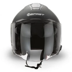 Casco Jet Befast JET Connect Nero Opaco Con Interfono Integrato 11 Casco Jet Befast JET Connect Nero Opaco Con Interfono Integrato -Befastal Negozio jet connect nero fronte