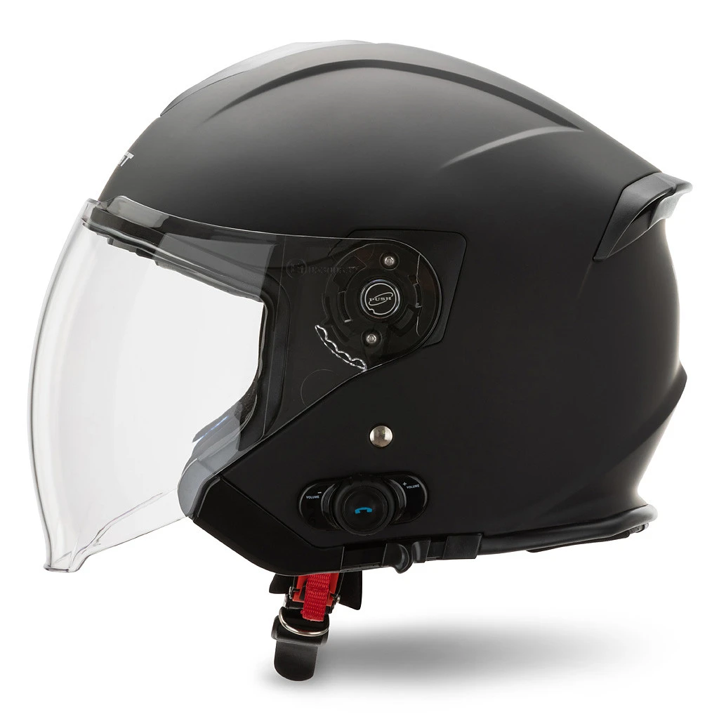 Casco Jet Befast JET Connect Nero Opaco Con Interfono Integrato 8 Casco Jet Befast JET Connect Nero Opaco Con Interfono Integrato - immagine 6