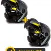 Kit Coppia Tank Grigio Giallo - 2 Caschi Modulari Befast Con Doppia Omologazione P/J -Befastal Negozio kit tank grigio giallo
